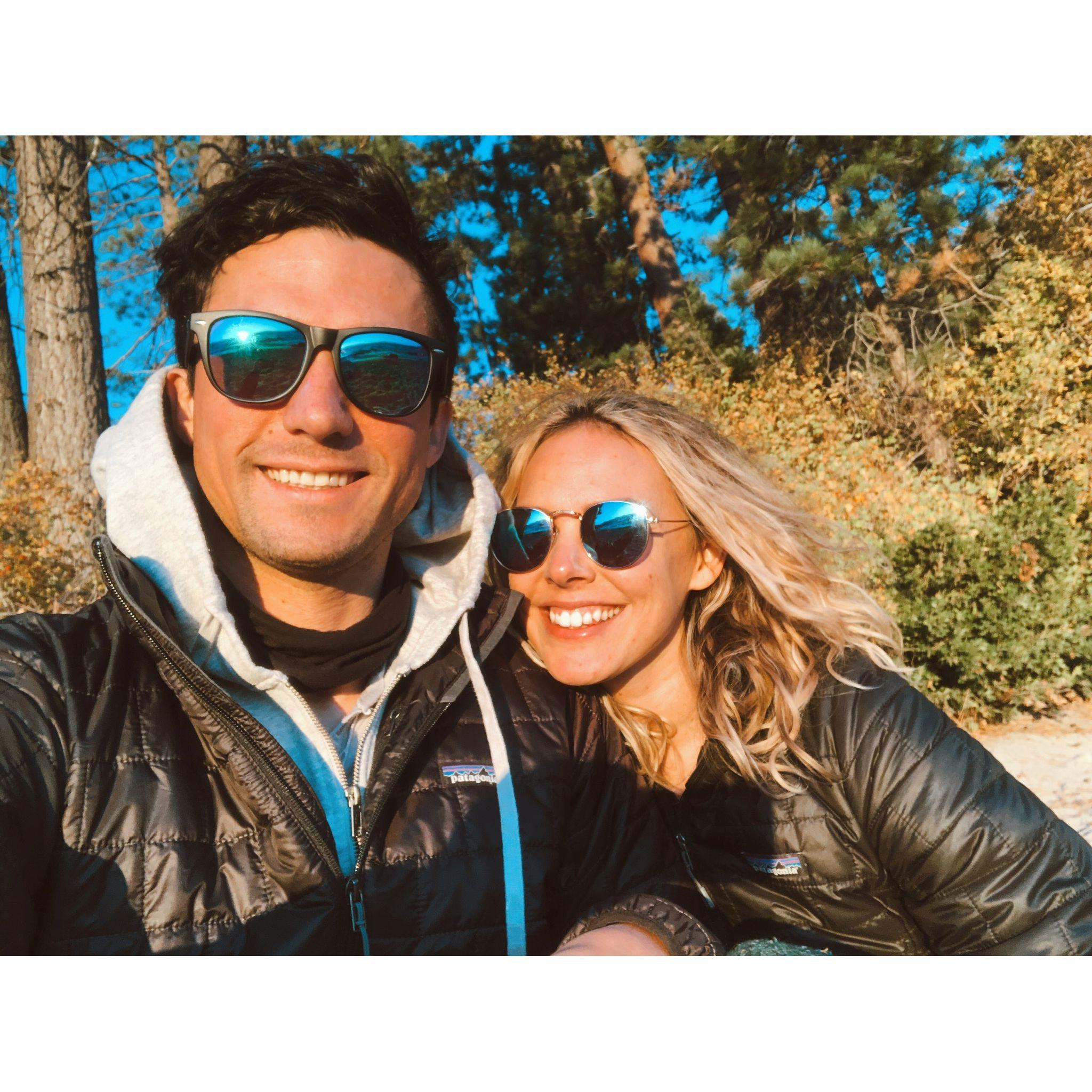 Our first photo ever taken together