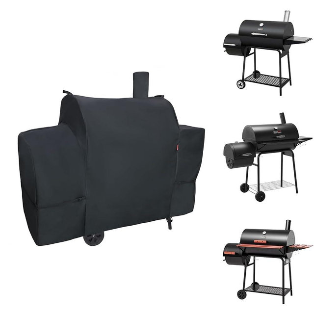 Outdoor Grill Cover Fits Royal Gourmet CC1830S/CC1830W/CC1830M/CC1830SC 30 Charcoal Grill, Waterproof 600D Heavy Duty Barrel Grill Cover, Fade Resistant & Rip-Proof BBQ Covers for Weather Protection.
