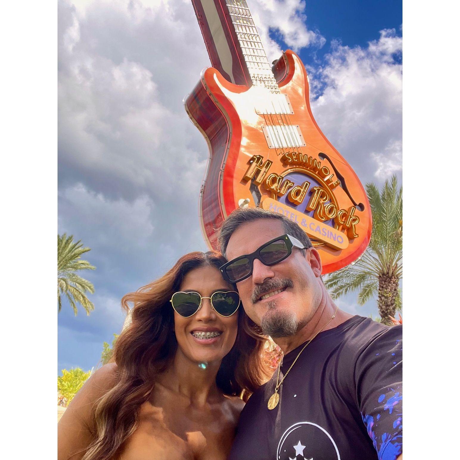 At the Hard Rock Hotel in Tampa, FLA