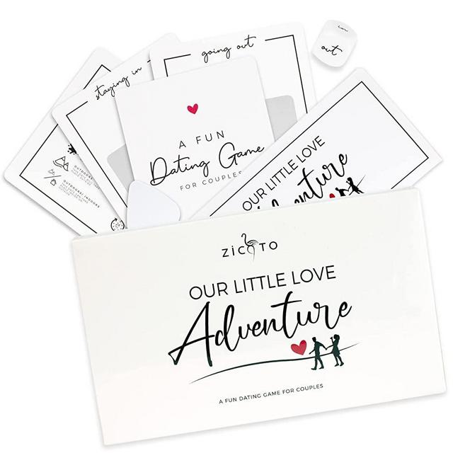 40 Fun Date Night Ideas for Couples - The Perfect Scratch Off Card Deck for Unique Date Night Adventures - Romantic Couples Game Gift Box for Your Boyfriend, Husband, Girlfriend or Wife