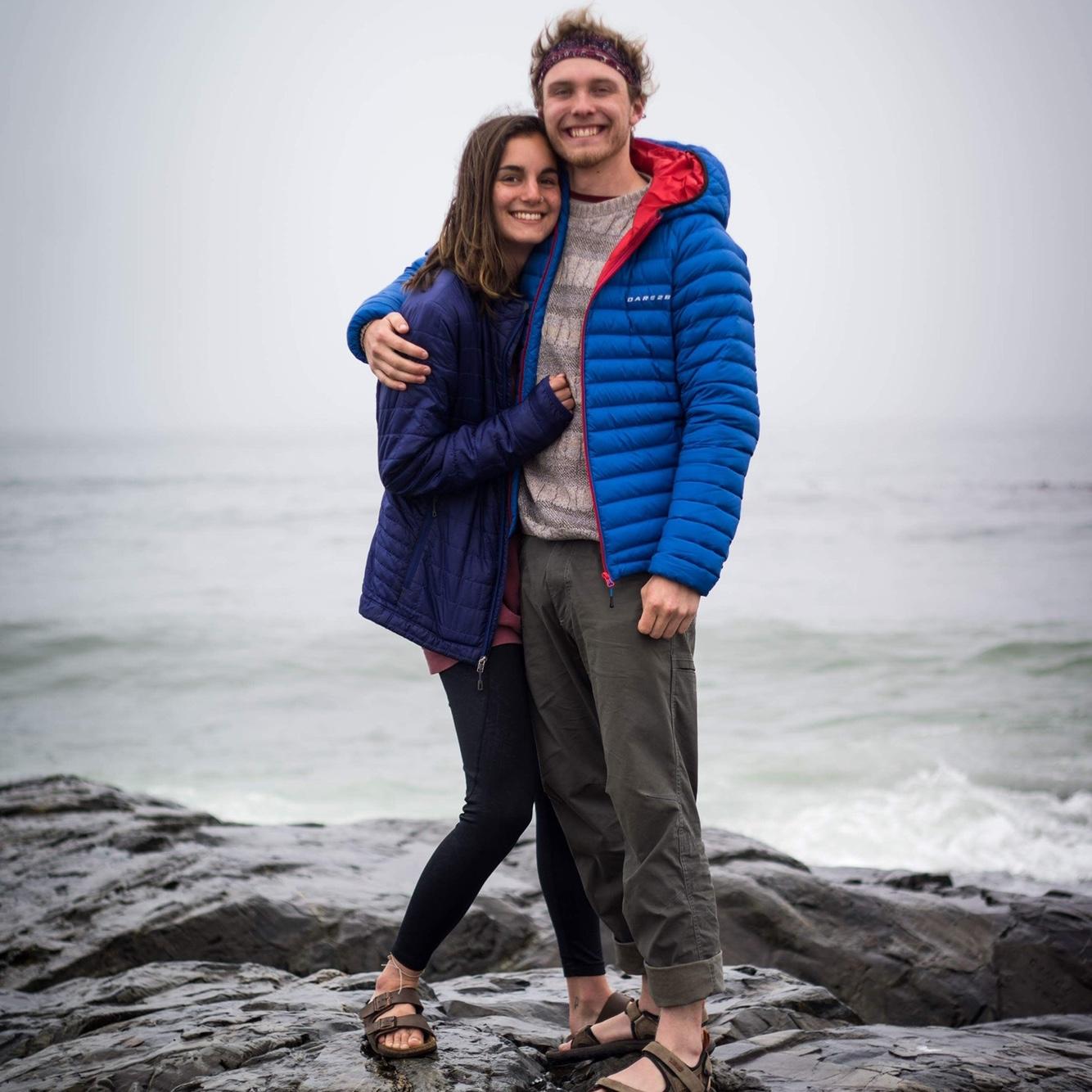 On the stormy sea coast of New Hampshire. 2018