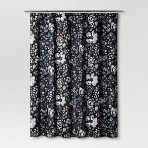 Shower Curtain Floral Navy - Threshold™