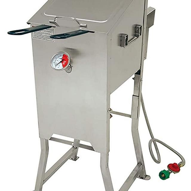 Bayou Classic 700-701 4-Gallon Bayou Fryer Stainless Steel