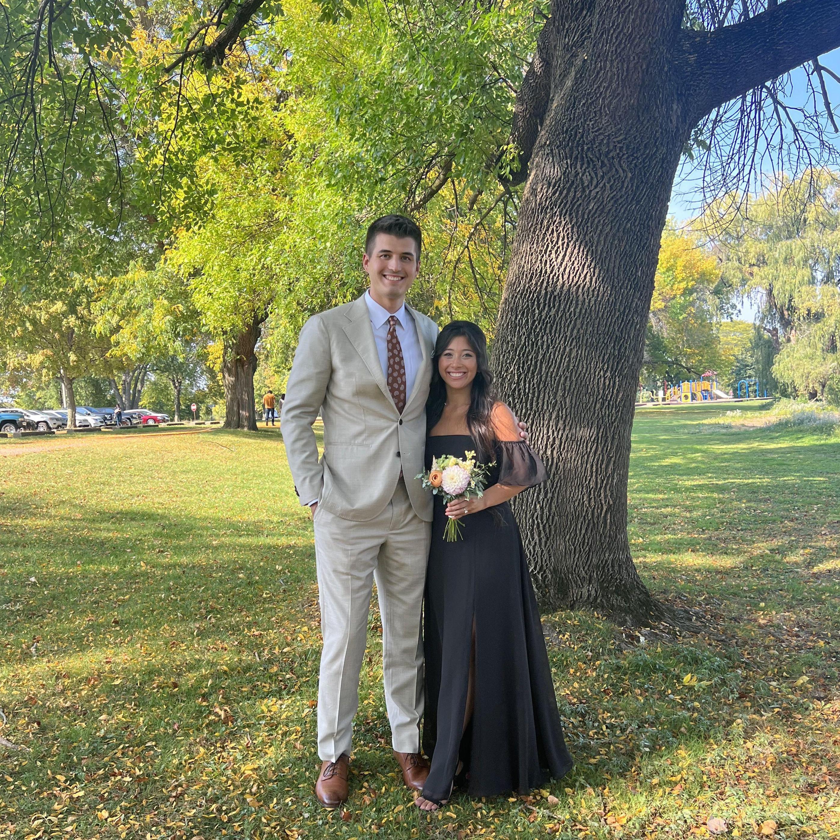 September 30, 2023 - Anna (Matron of Honor) and Jacob's Wedding