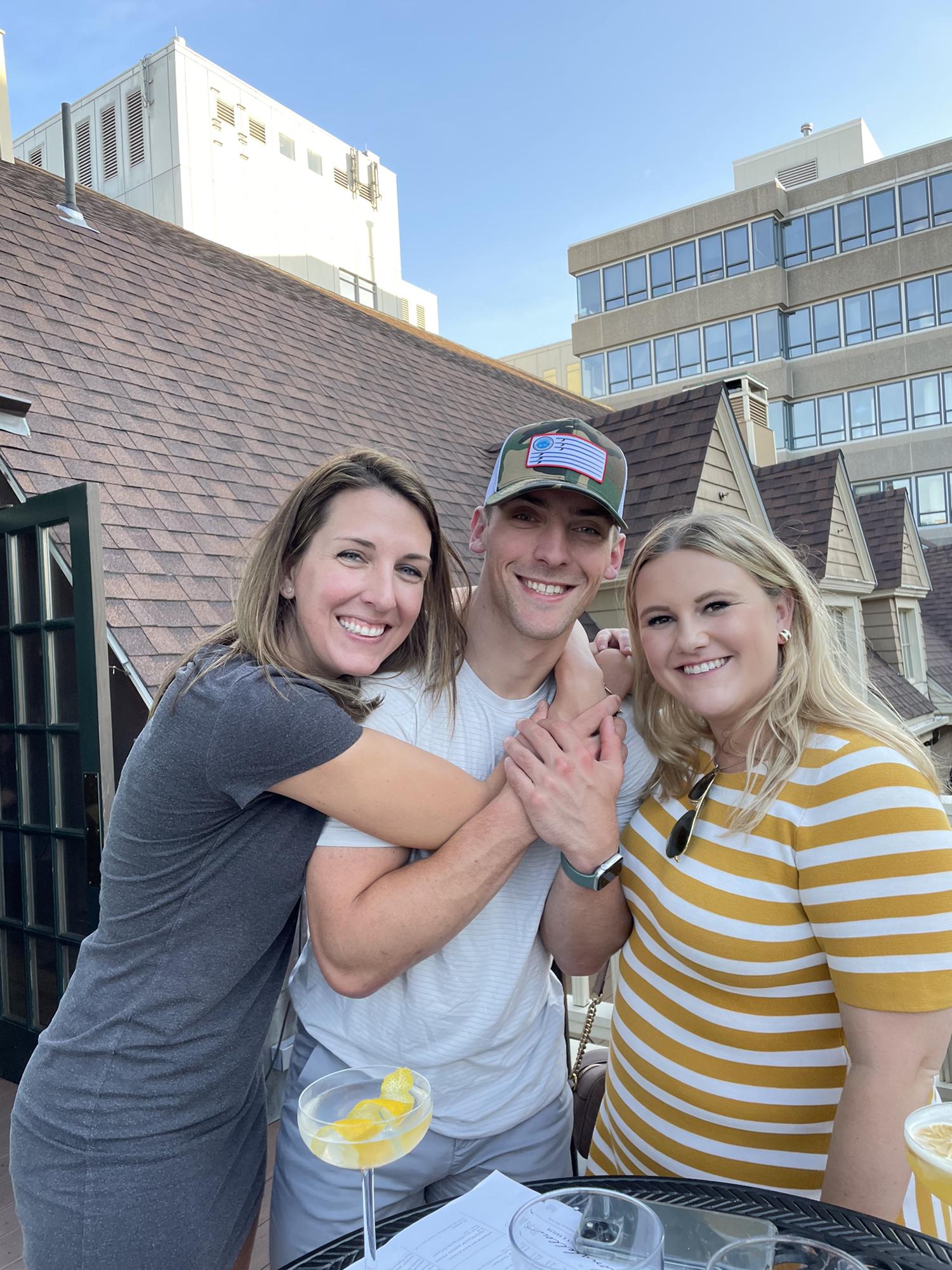 Us & Sammy during a day out in Harvard Square!