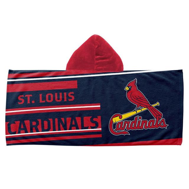 22"x51" MLB St. Louis Cardinals Liner Youth Hooded Beach Towel