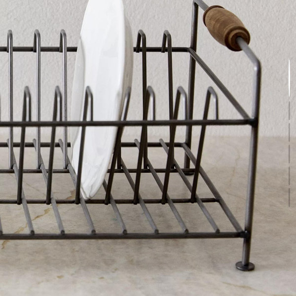 IRON AND ACACIA WOOD DISH RACK | Zara Home United States of America