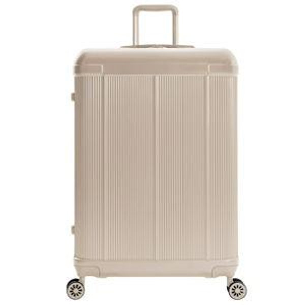 iFLY Rise 28" Hard Side Large Checked Expandable Spinner Luggage, Sand