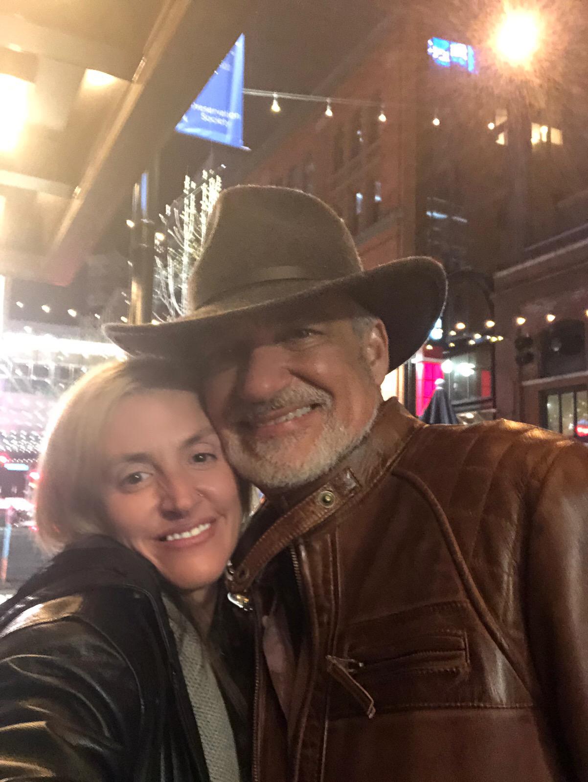 Jeff and Candilynn in Greektown Detroit Michigan