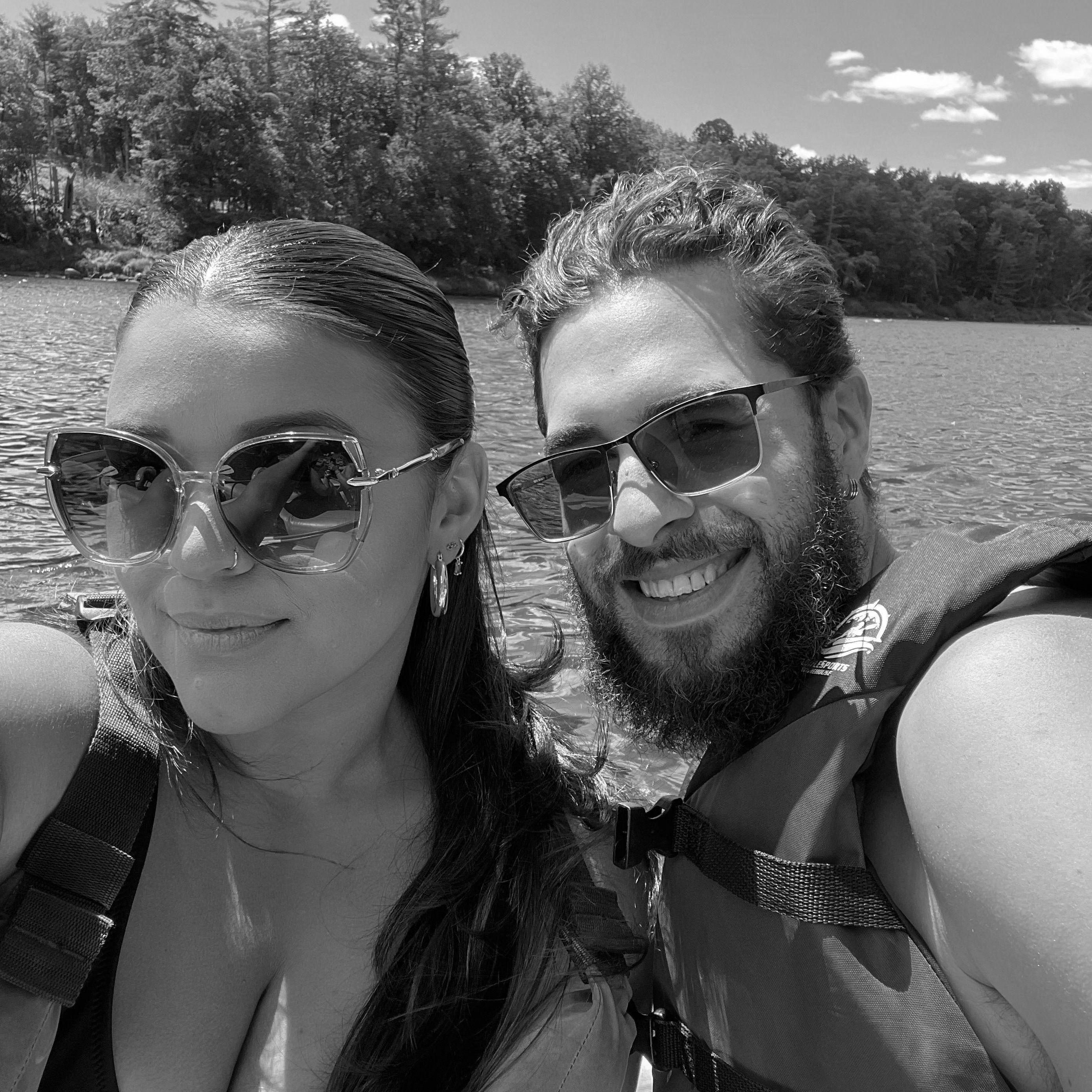 Annual rafting trip with the crew