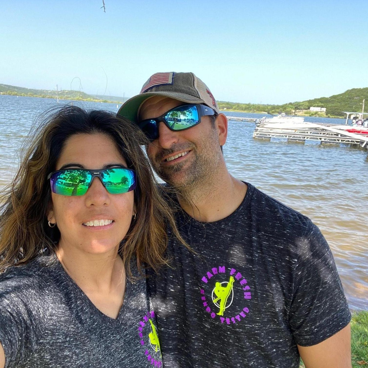 Lake time with my best friend. Can't wait to get back there to fish and tube!!