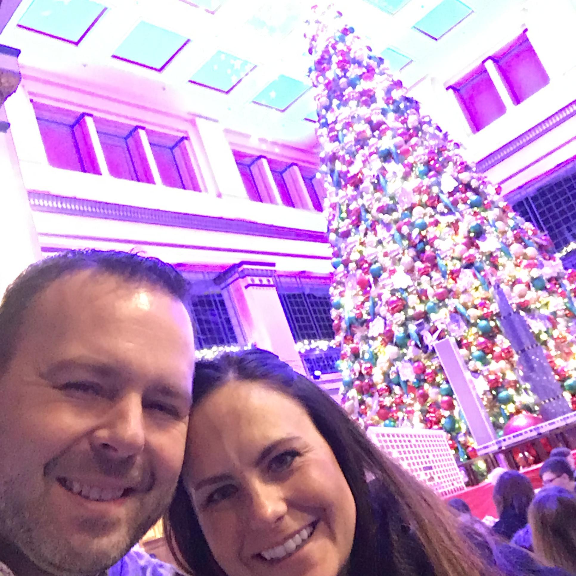 Chicago Christmas Bizarre weekend we went to see the Macy's Christmas Tree!!