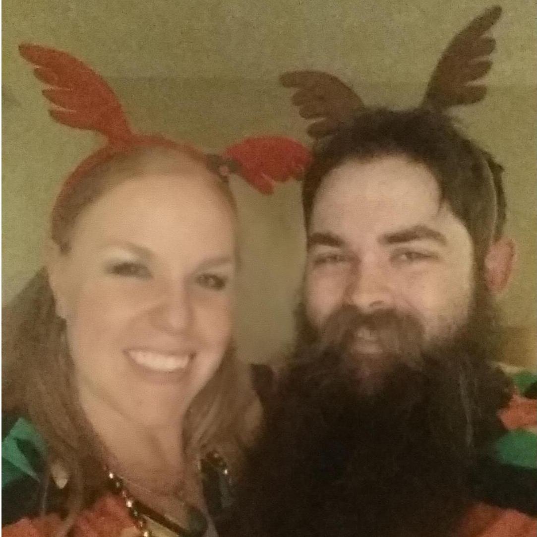 Matching onesies and antlers!
Christmas Eve 2014