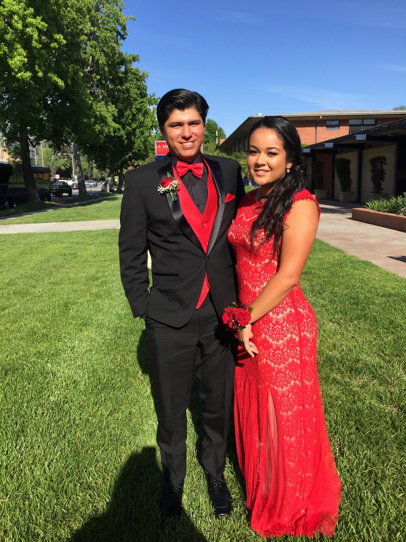 Paula's high school prom April 2016