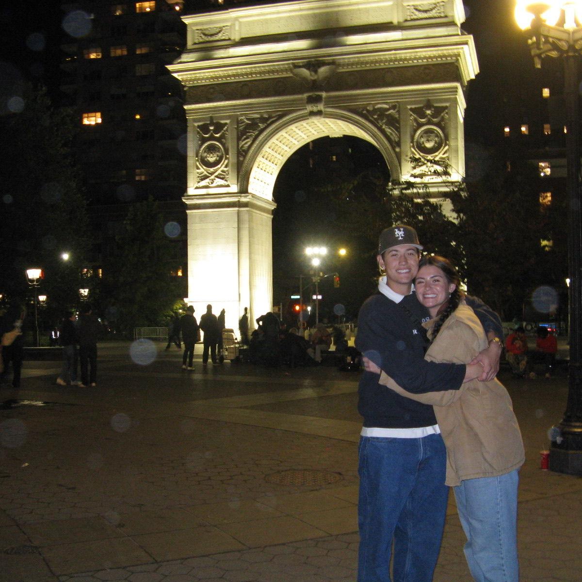 Washington Square park for the first time!