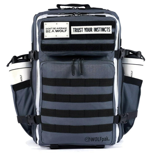 WOLFpak 45L Backpack (Achromatic) Camping, Hiking, Gym Backpack