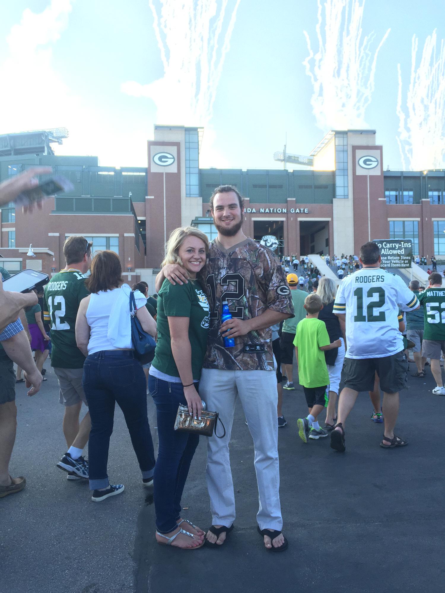 First Packer game, September 2015