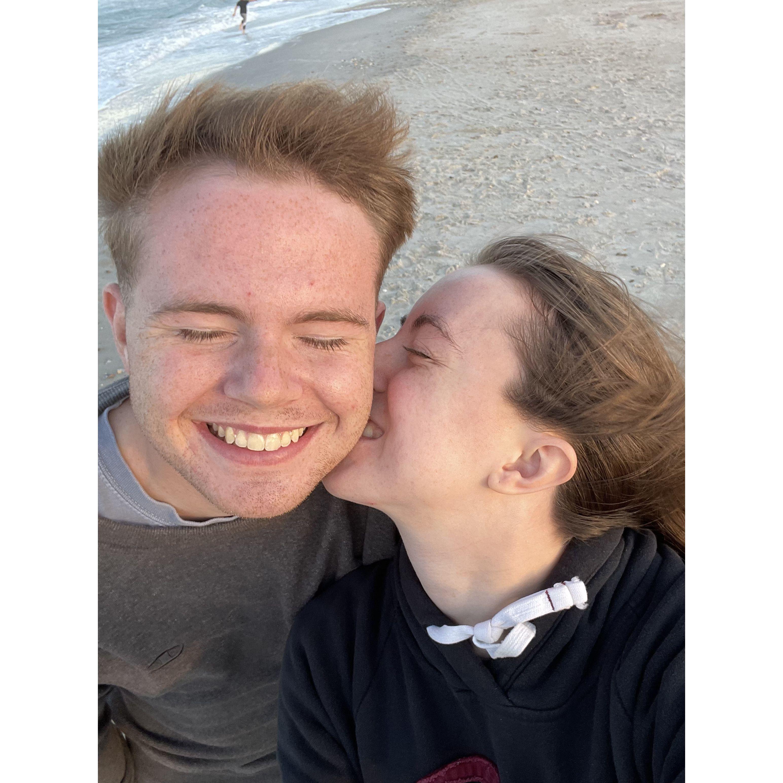 One of many beach trips. May, 2023