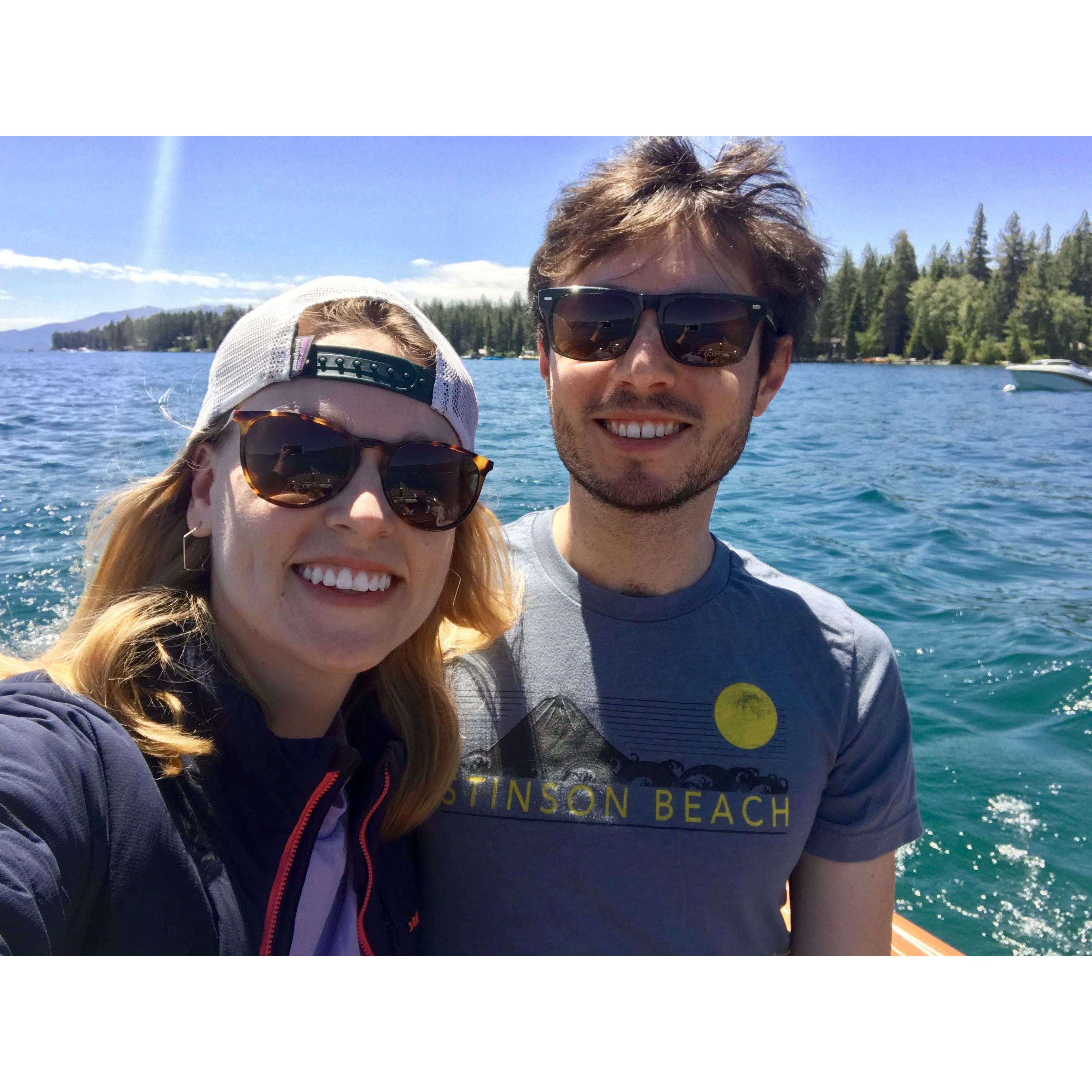 A day out on the water in Lake Tahoe