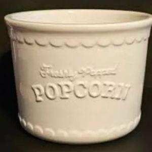 White Popcorn Bucket (Target Bullsyes Playground White Ceramic Popcorn Bucket) | eBay