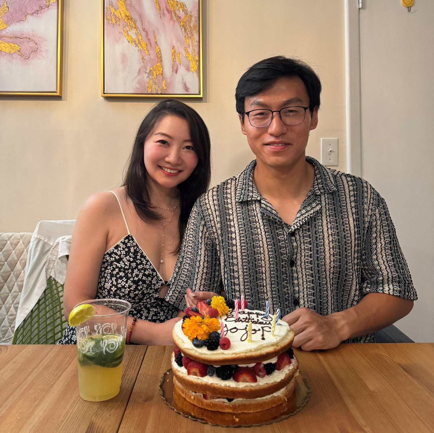 August 12, 2025 — Celebrated Jojo’s first birthday together.