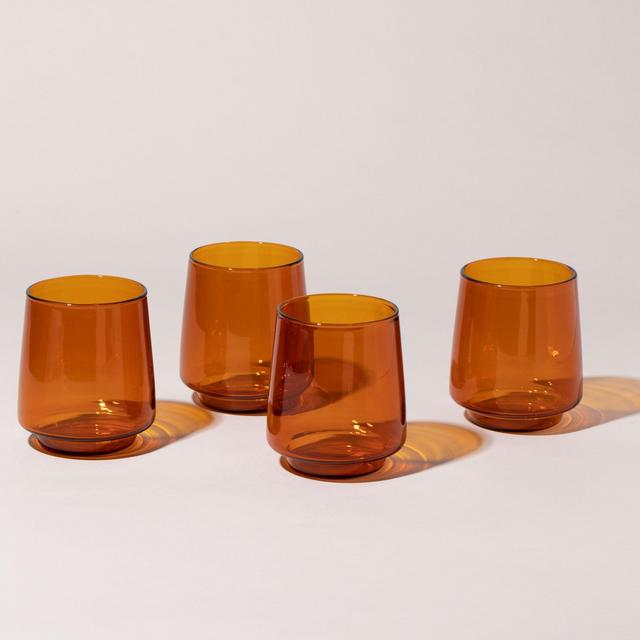 Sepia Glass Tumbler Set