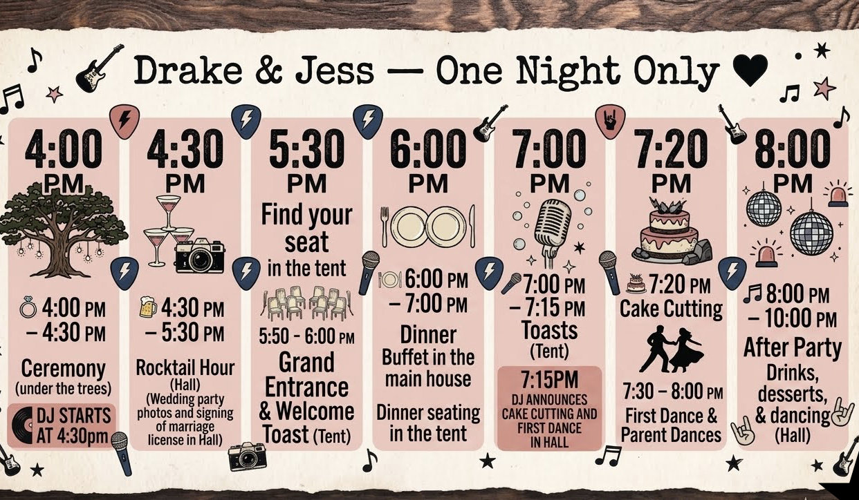 The Wedding Website of Jessica Marie Small and Drake Michael Viscome
