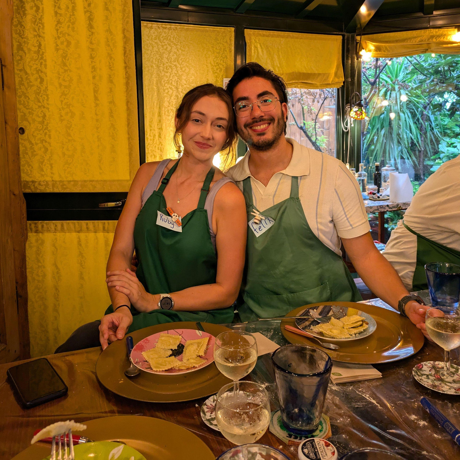 Ruby surprised Felix with a cooking class in Milan, Italy to celebrate his 30th birthday! - Sept. 2024
