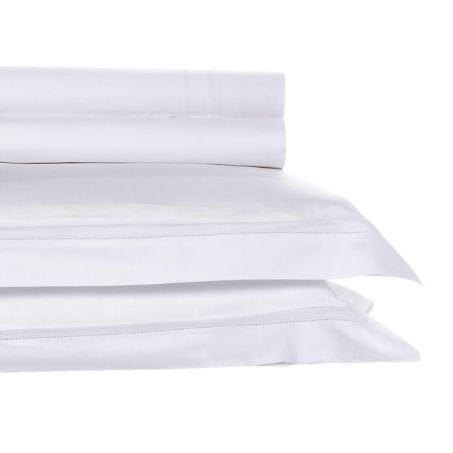 Frette Essentials Doppio Ajour 4 Piece Queen Sheet Set