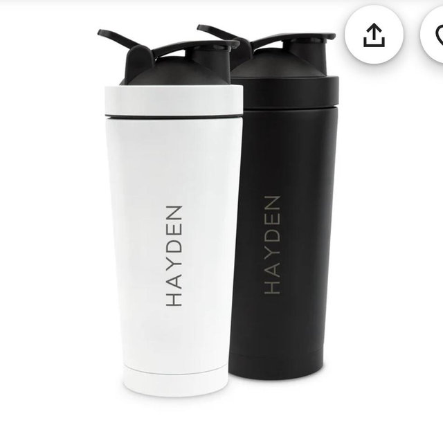 “Reeds” Protein Shaker Bottle - Stainless Steel Protein Shaker - Blender Bottle - Workout Water Bottle - Gift for Her - Gift for Him