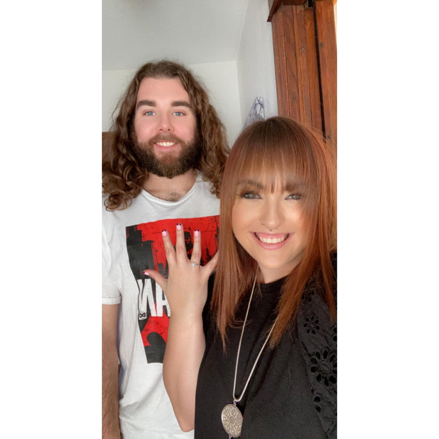 Our first day as an engaged couple!