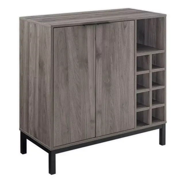 Forest Gate™ 34-Inch Modern Bar Cabinet in Slate Grey