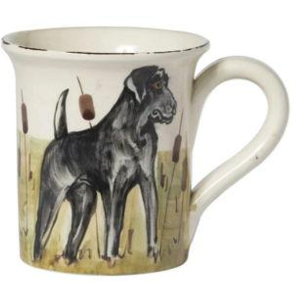 Wildlife Black Hunting Dog Mug