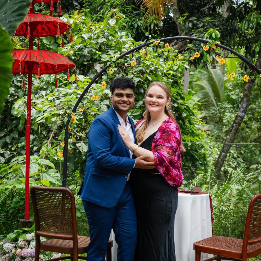 Mary said yes! Anirudh had organized a secret proposal in Bali as a mini-excursion on our way back from India.