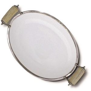 Large Antler Stoneware Tray