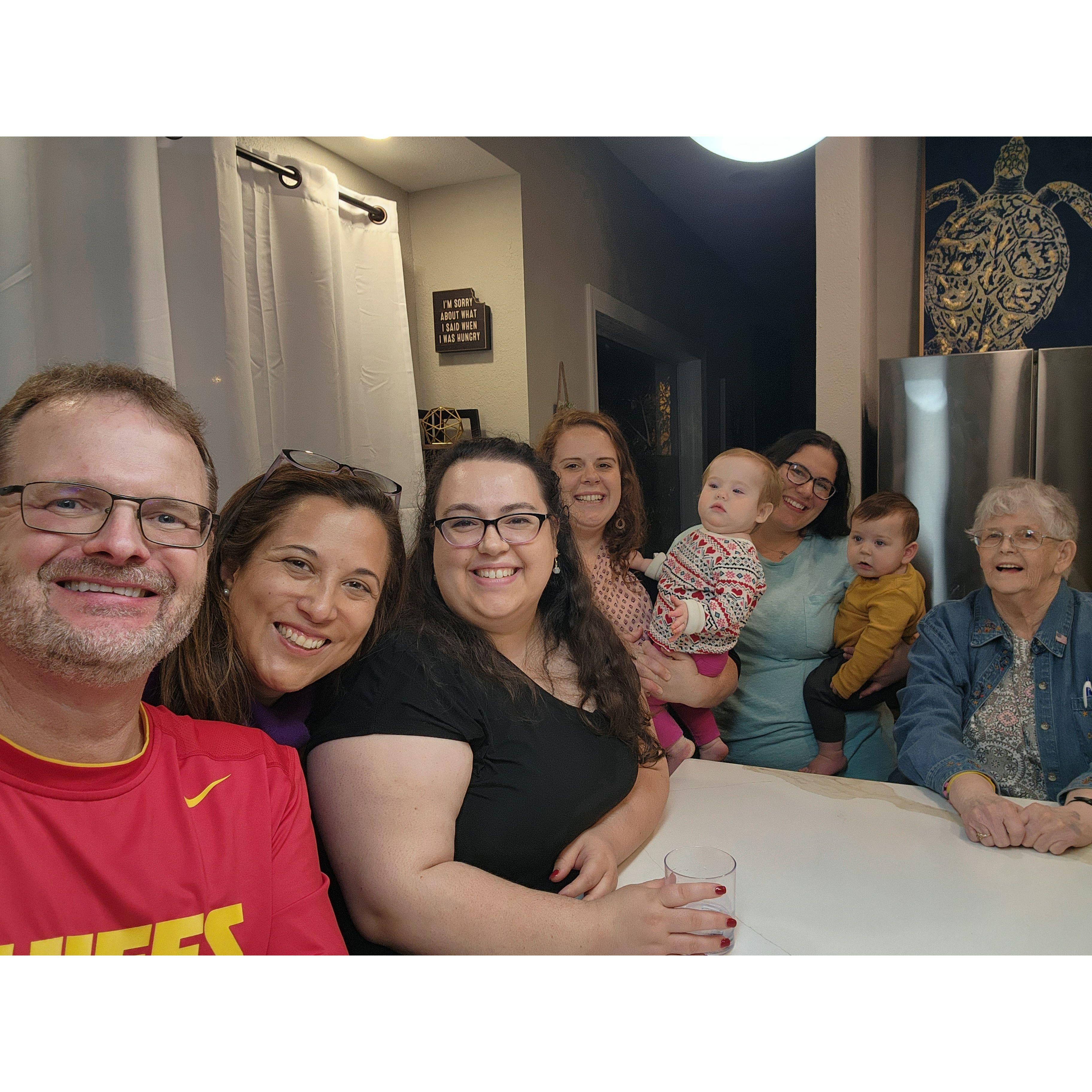 With Scott's family Thanksgiving 2022 in Kansas City...