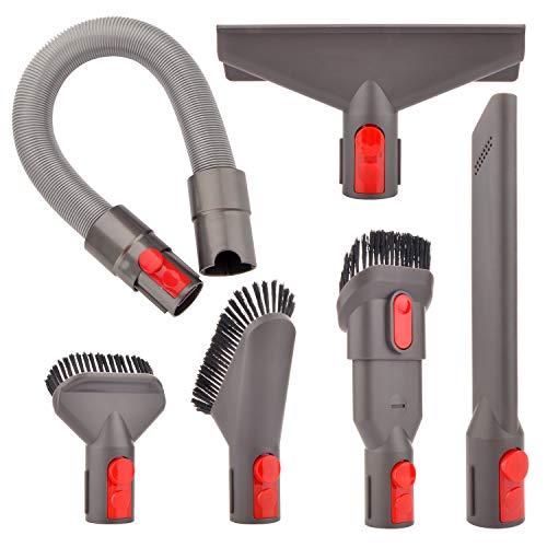 Attachment Flexible Hose Kit Compatible with Dyson V8 V7 V10 V11 Absolute Cordless,V7 Animal Trigger Motorhead Car+Boat,V10 Animal Motorhead Brush Accessories(Directly Connect,No Adapter Needed)