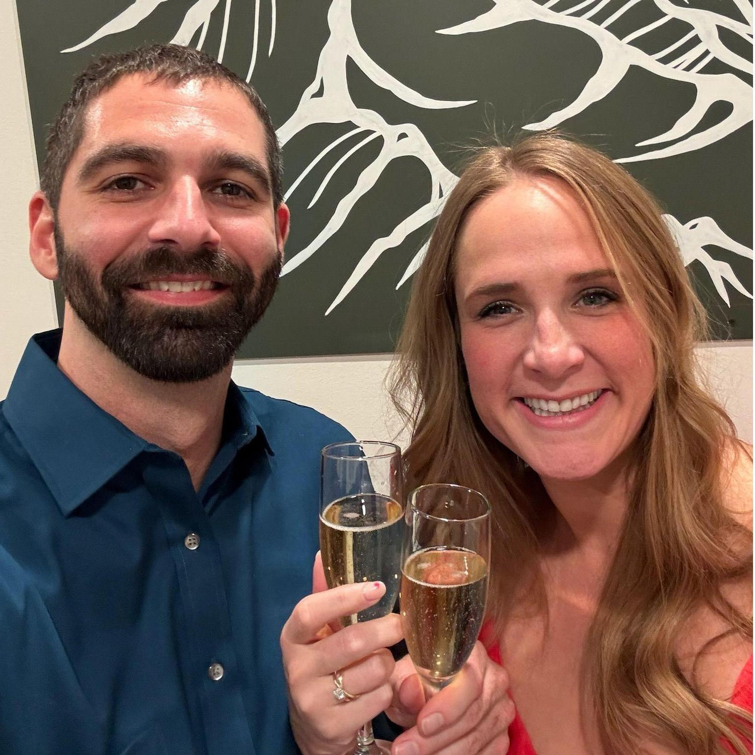 Just after the proposal! *Spoiler alert* Lauren said "Yes!"