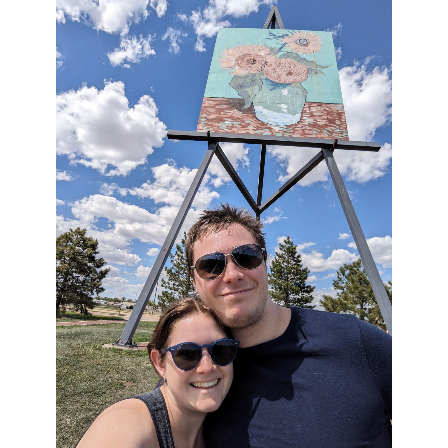 The world's largest easel in Kansas!