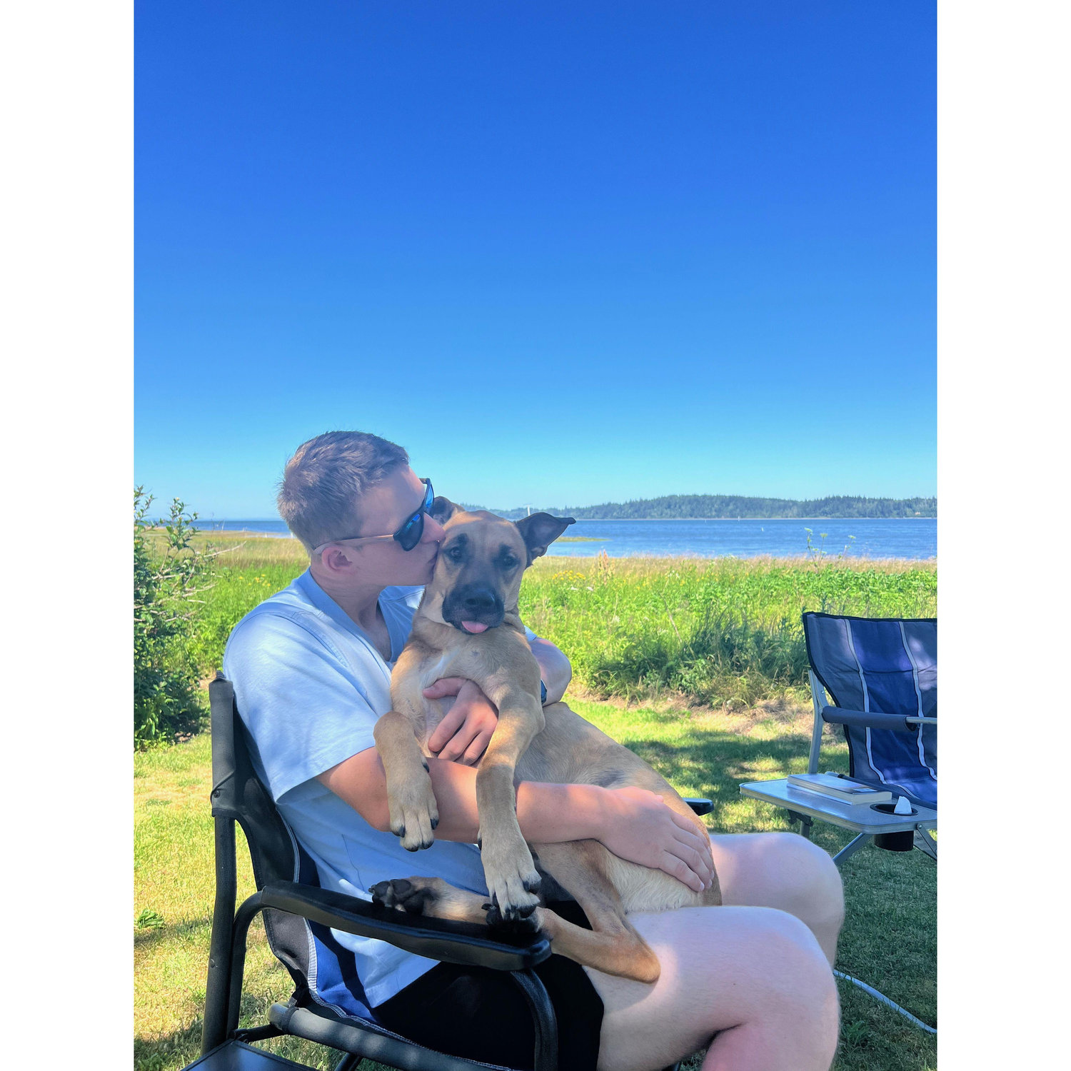 At the beach!