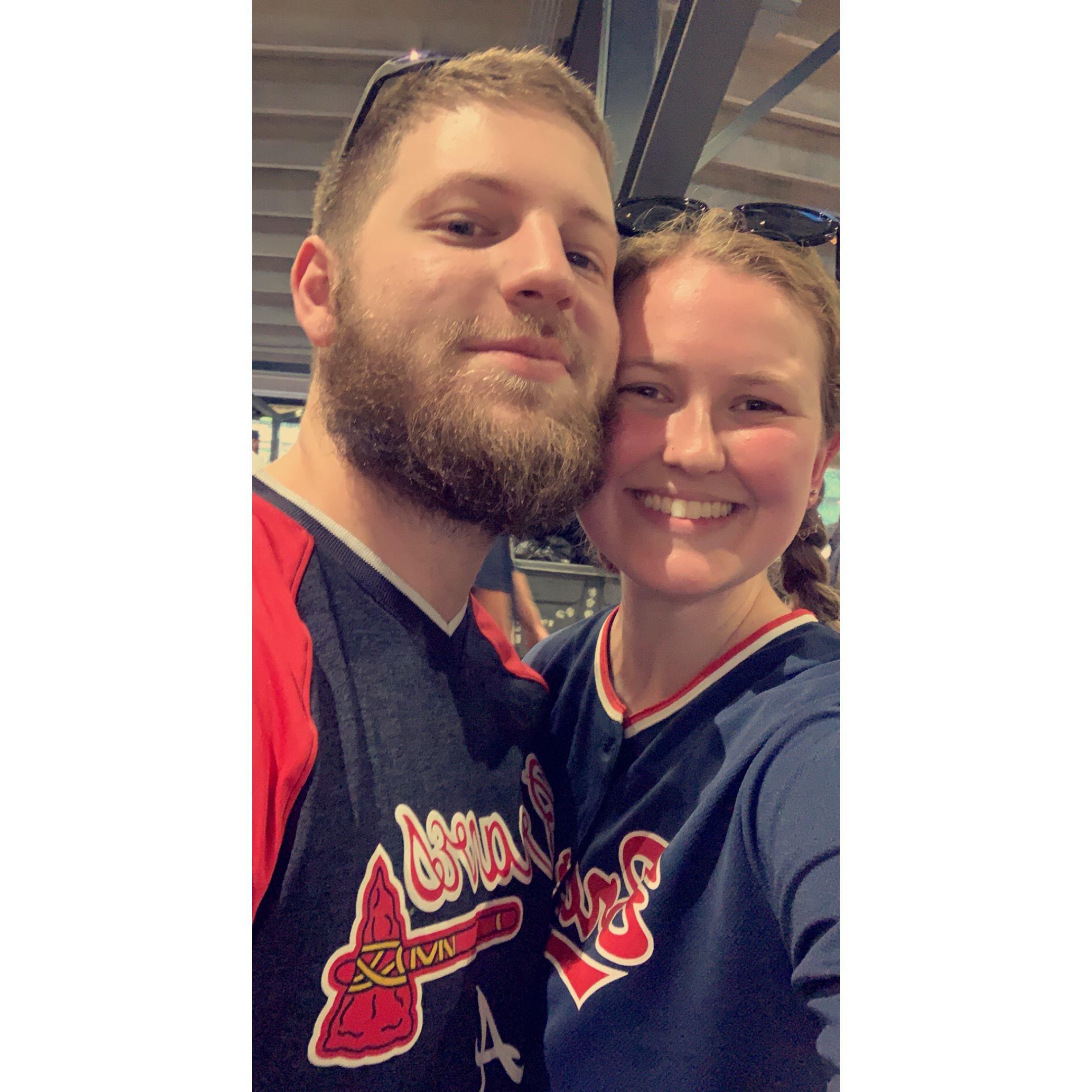 My first braves game