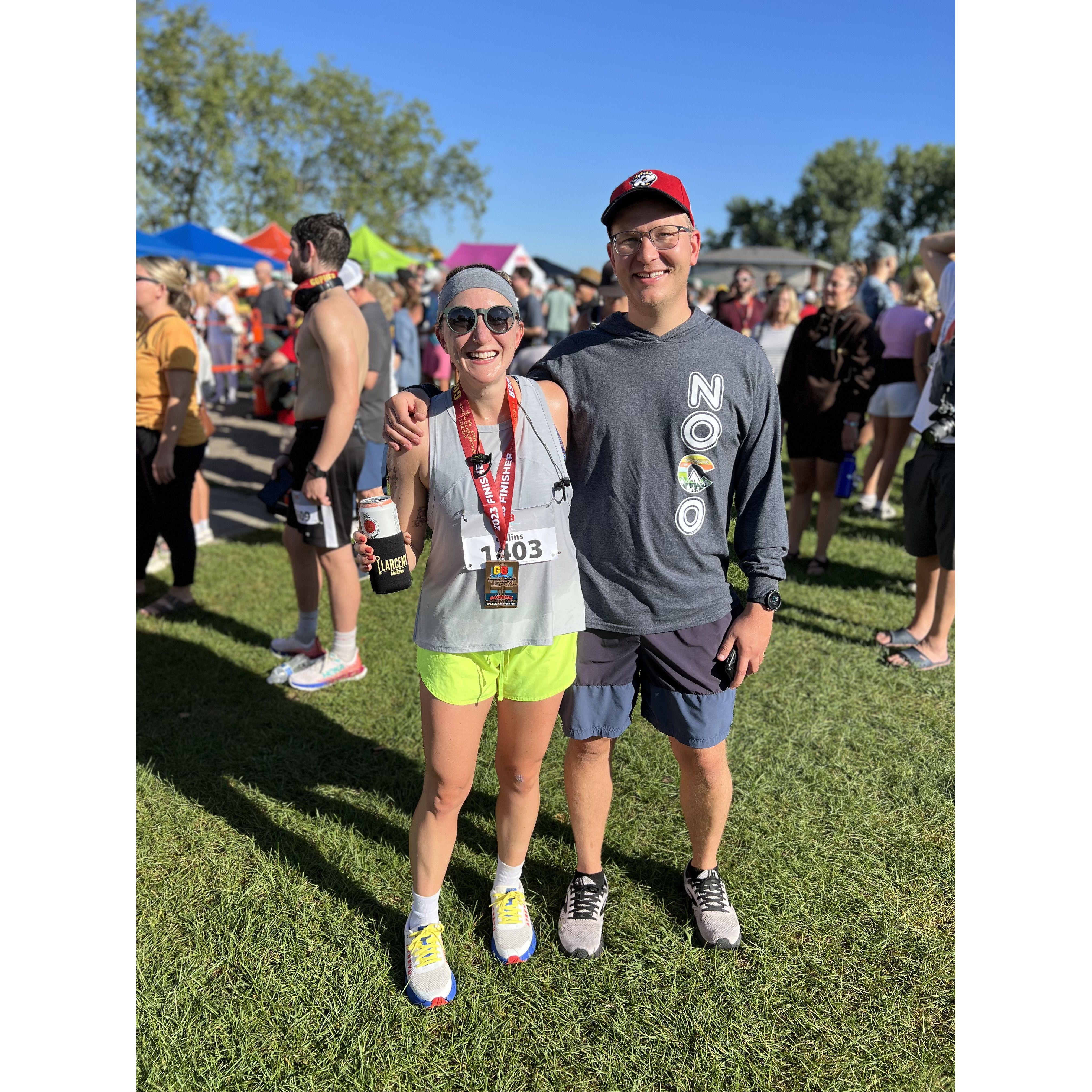 Collins’s first half marathon