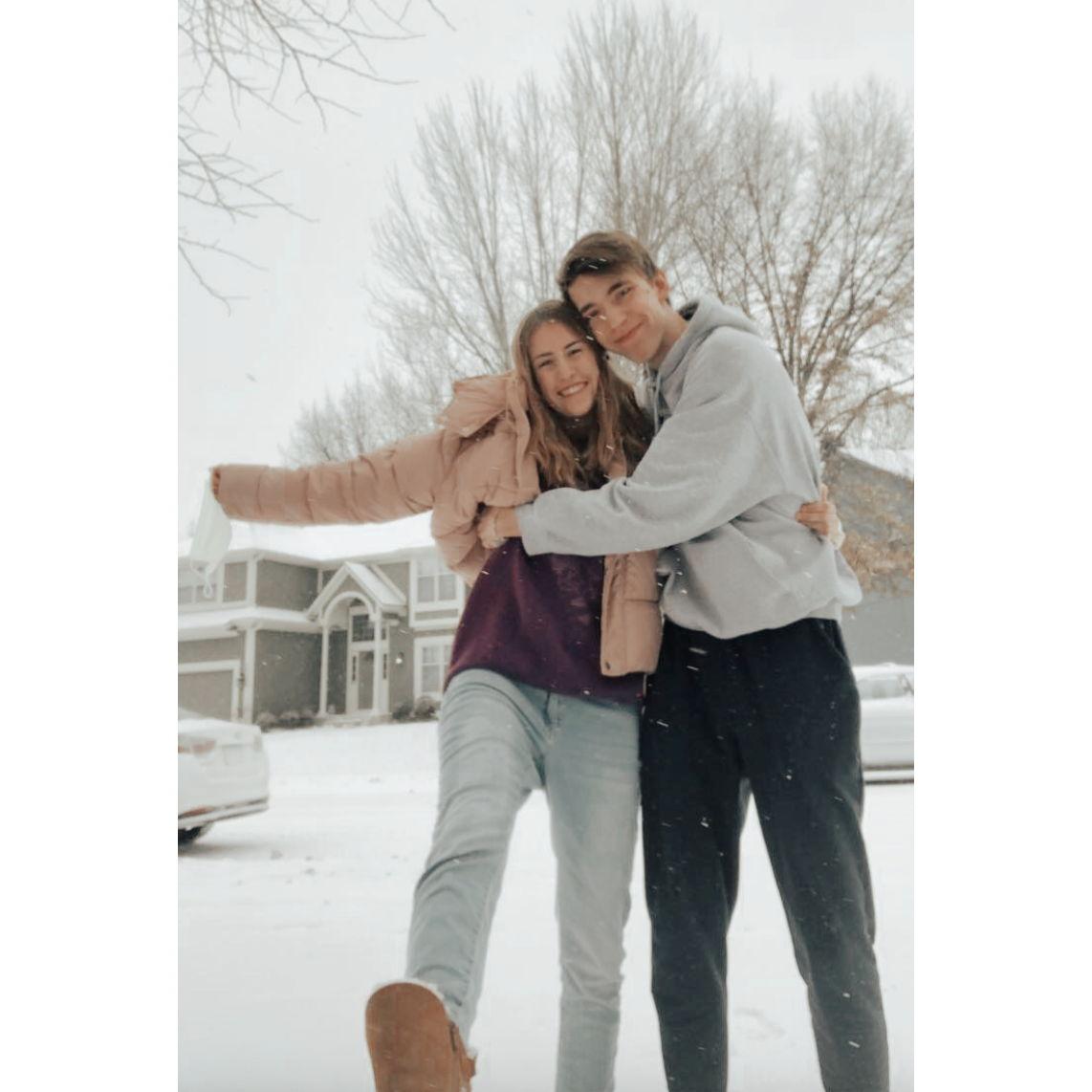 this was a peaceful snowy sunday