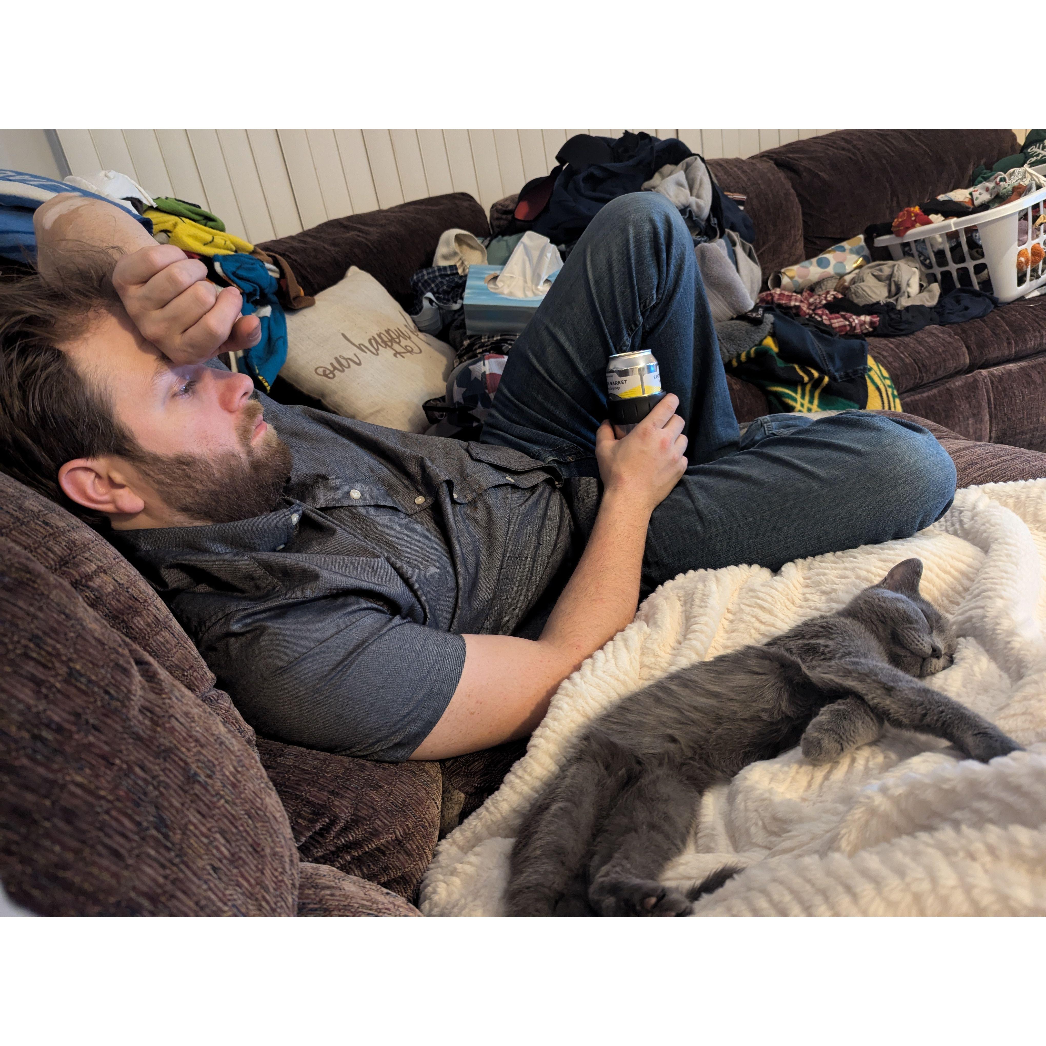 December 2024 - Adopted their first cat, Theo