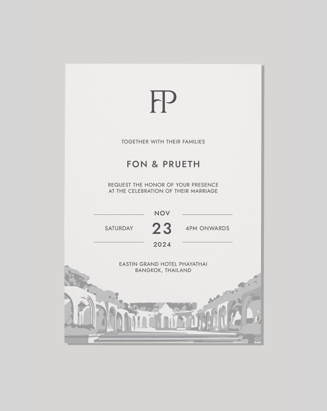 The Wedding Website of Fon Amornsaensuk and Prueth Hemrathiran