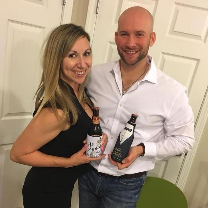 Celebrating our engagement!