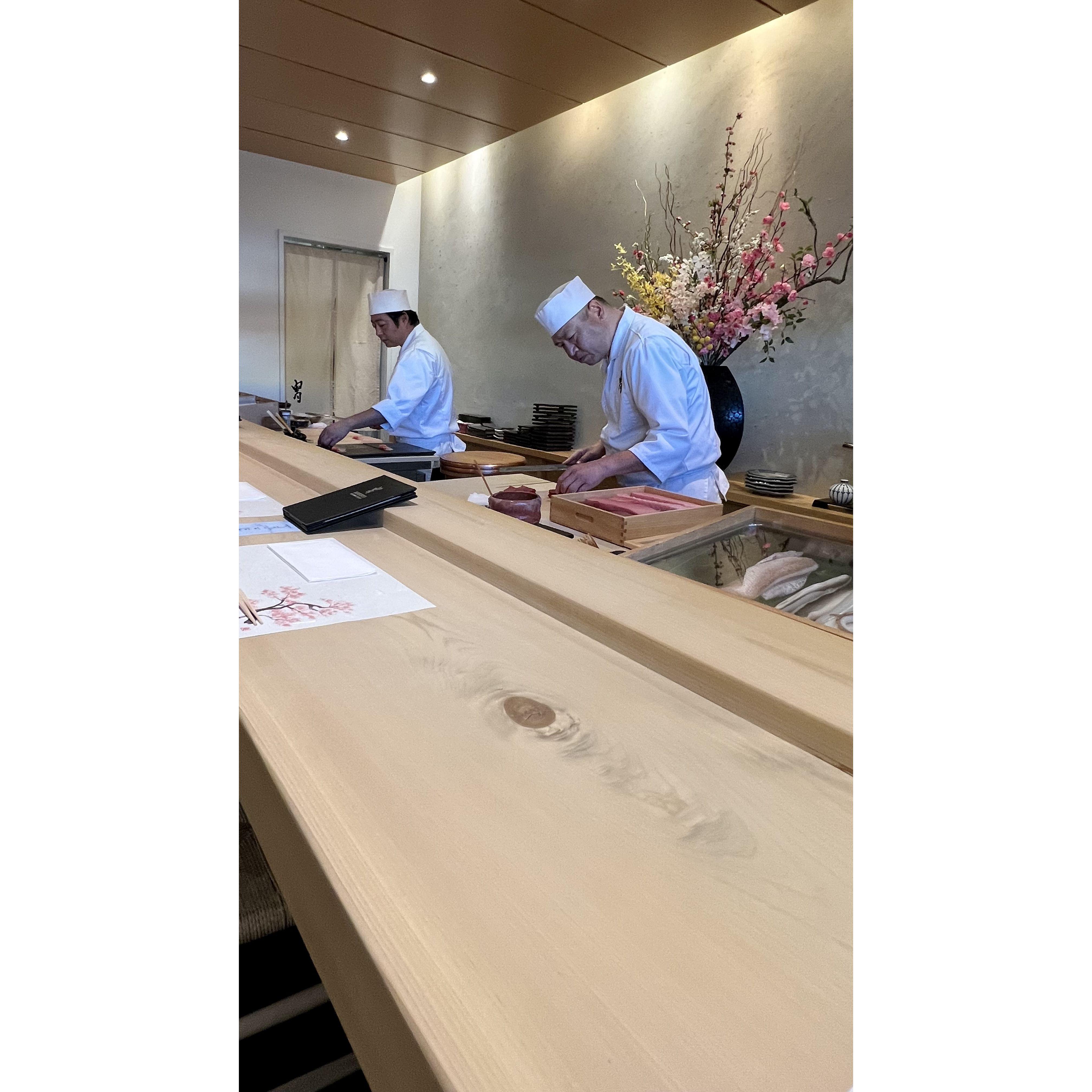 Reception dinner for 2 at Kabuto - Las Vegas
