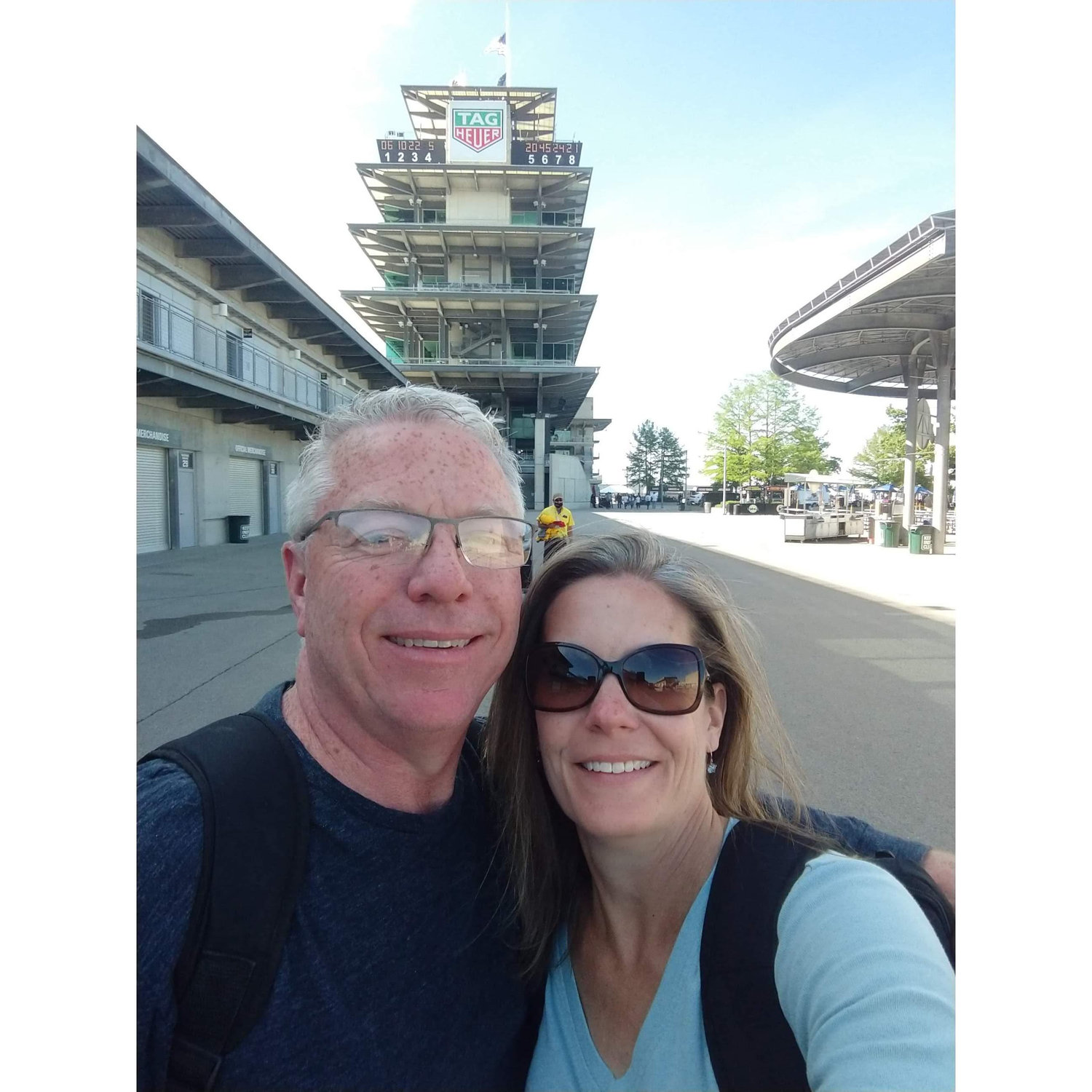 Indy 500 again....we walked everywhere like we had a full pass afterwards!