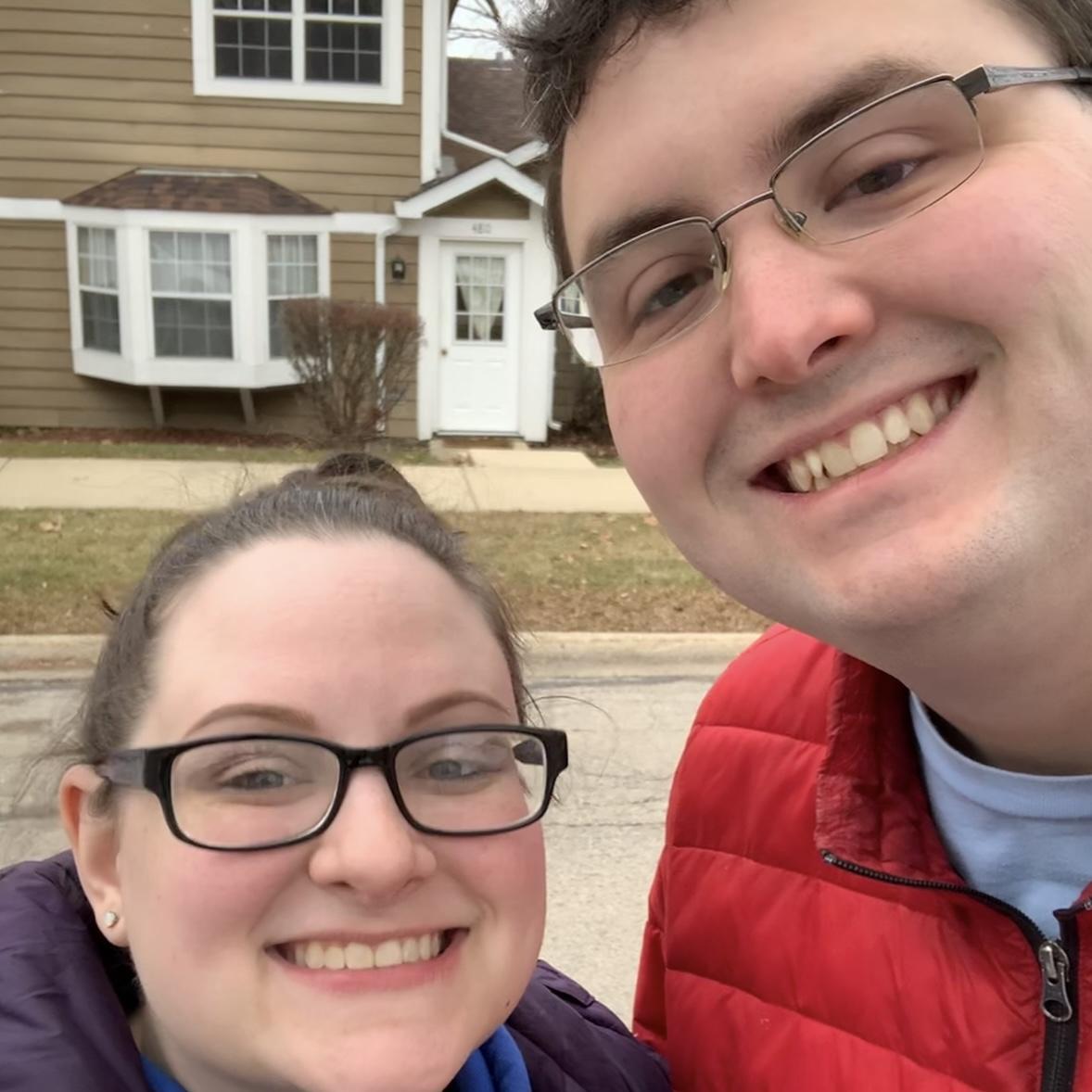 The day we signed our lease and decided to live together! 12/25/2019