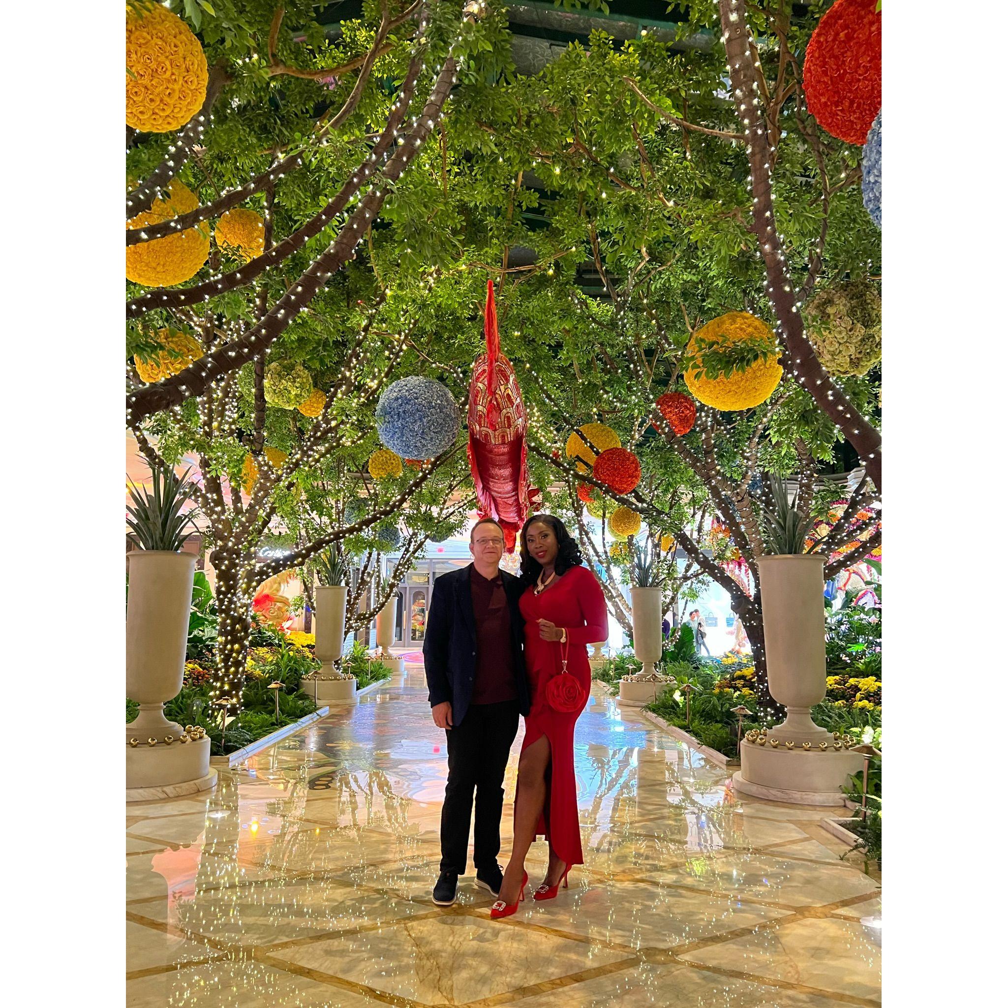 The time we explored Vegas together for the first time. At the Wynn